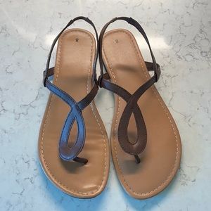 Time and Tru - brown sandals